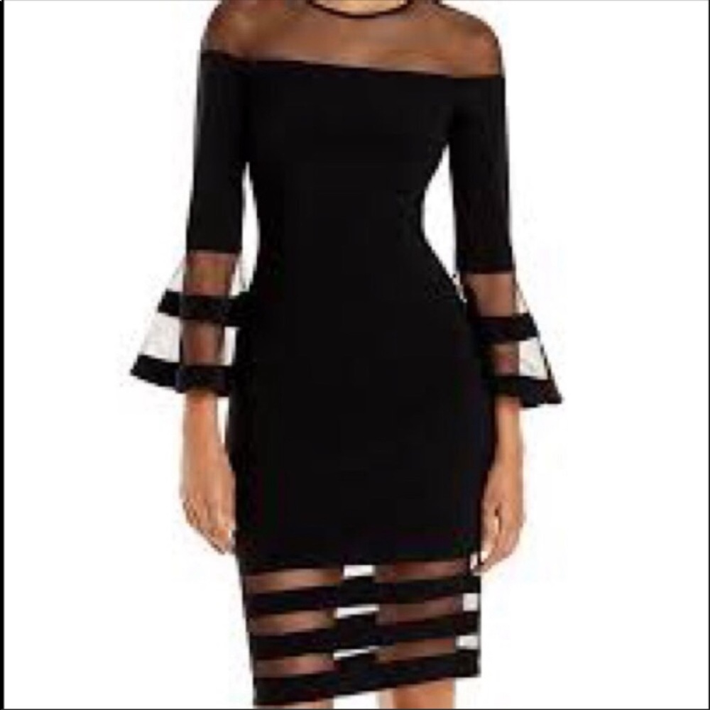 Avery G illusion Dress